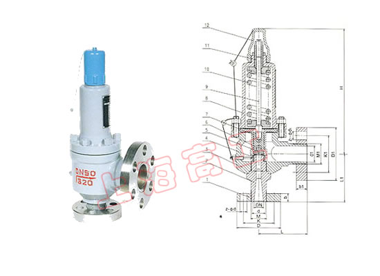 A42Y-C型 彈簧全啟封閉式高壓安全閥