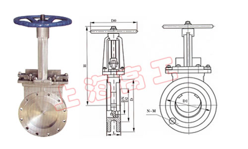 PZ73 手動(dòng)刀型閘閥