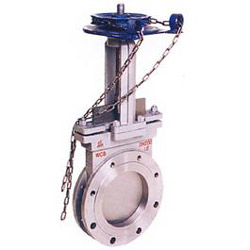 PZL73 鏈輪式刀型閘閥