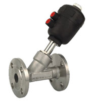 法蘭式氣動(dòng)角座閥